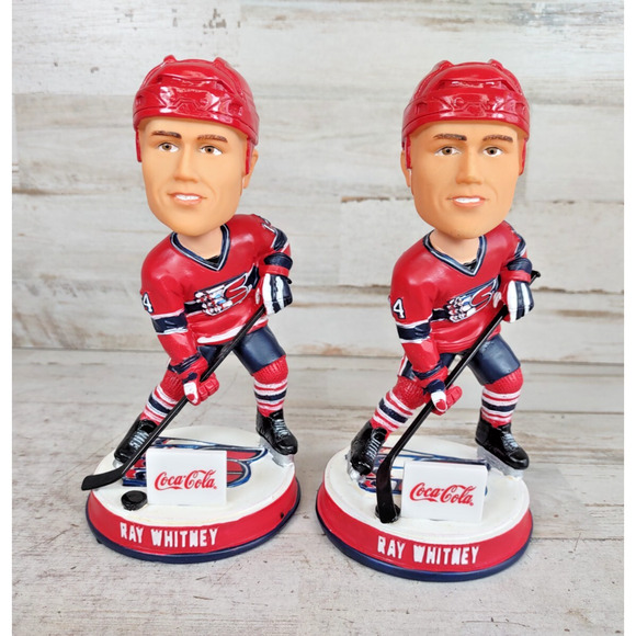 Lot of 2 Spokane Chiefs Coca-Cola Ray Whitney Bobbleheads WHL Hockey NO BOX
